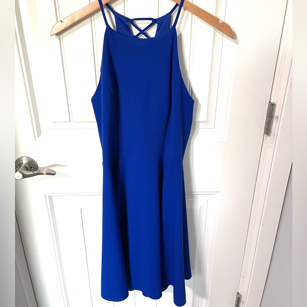 B. Darlin Blue Navy Formal Dress